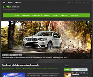 Autoportal-Blogger-Template