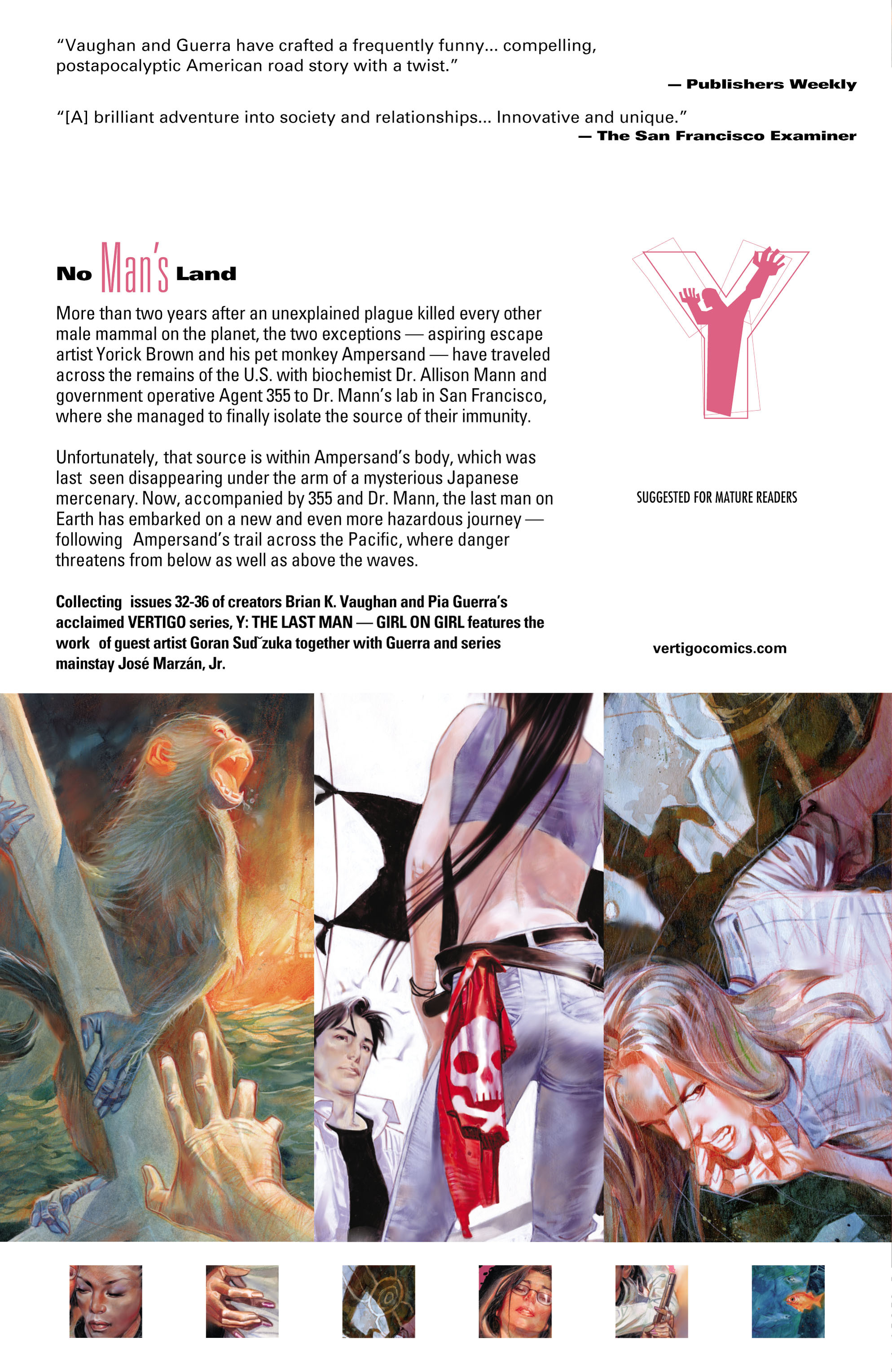 Read online Y: The Last Man (2002) comic -  Issue # _TPB 6 - 127