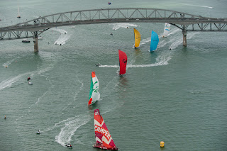 La Volvo Ocean Race revient à Auckland (ici en 2012)