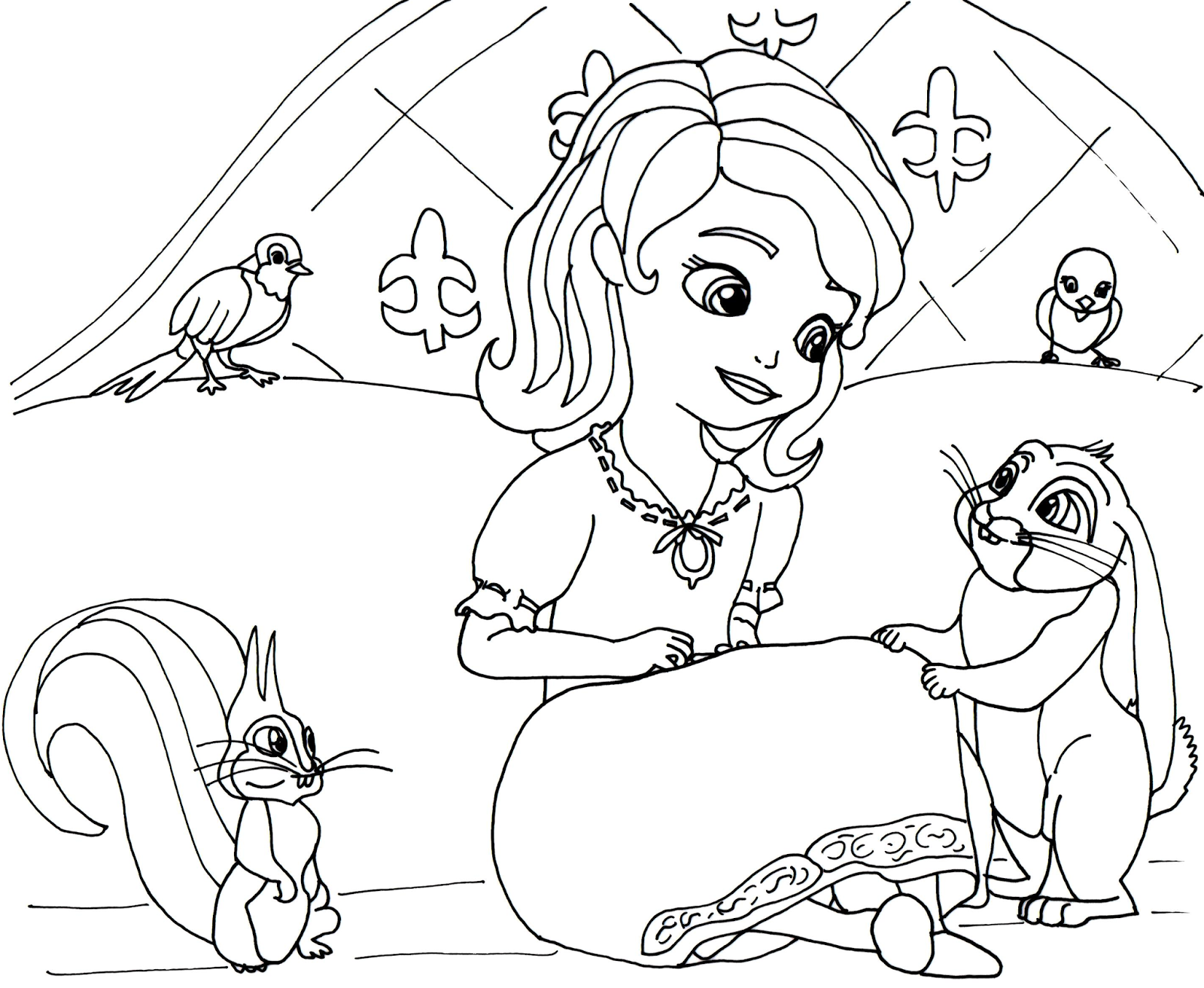 Sofia The First Coloring Pages Sofia The First Coloring Page With Sofia The First Coloring Pages Sofia The First Coloring Page With