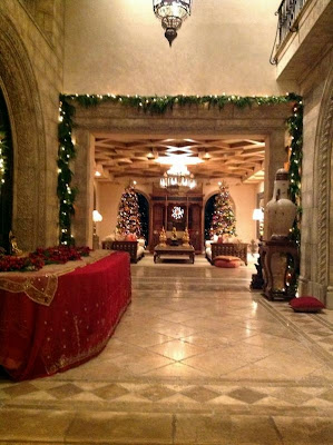 Cher's home - decorated for Christmas