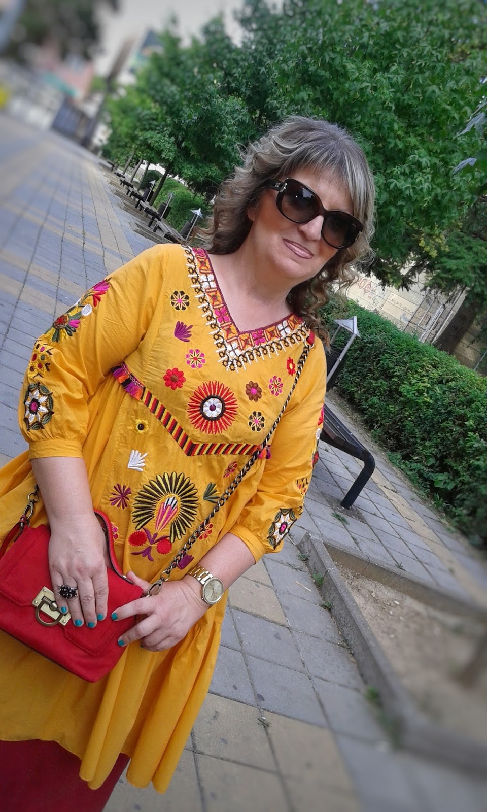 VESNA Zaful orange dress