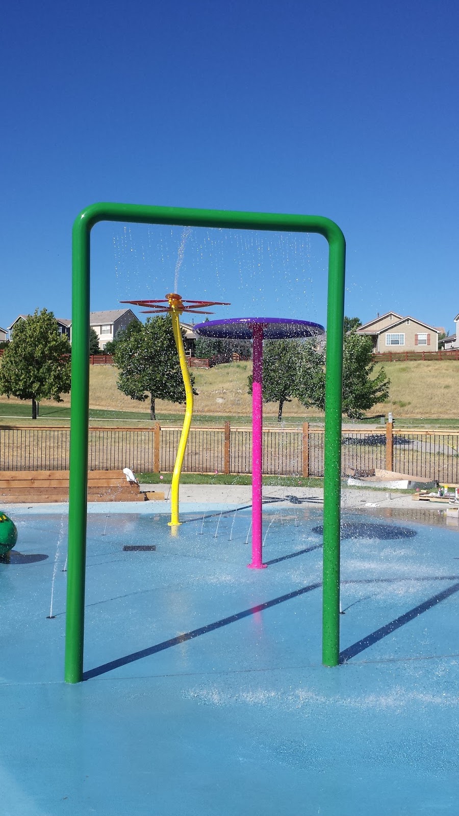 Splash Pad Features by Rain Deck Castle Rock, Colorado Splash Pad by