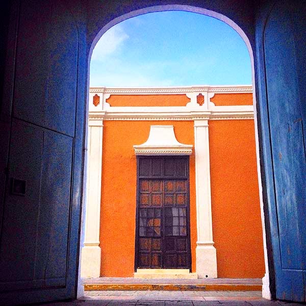Imagen del centro colonial de Campeche, Yucatán