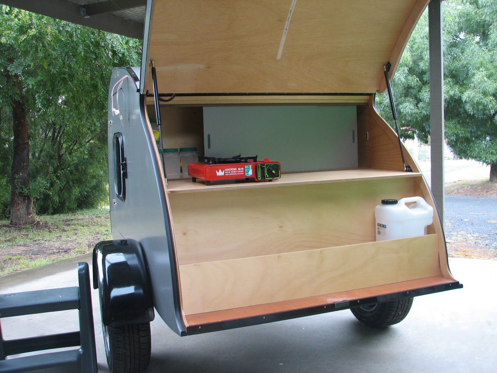 NYECAM cnc routing TEARDROP CAMPER