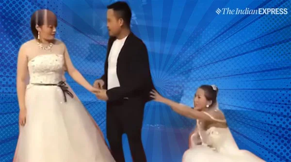 Bride left aghast after groom’s ex-girlfriend crashes wedding in bridal gown, Beijing, News, Marriage, Religion, Humor, Social Network, Video, World, China