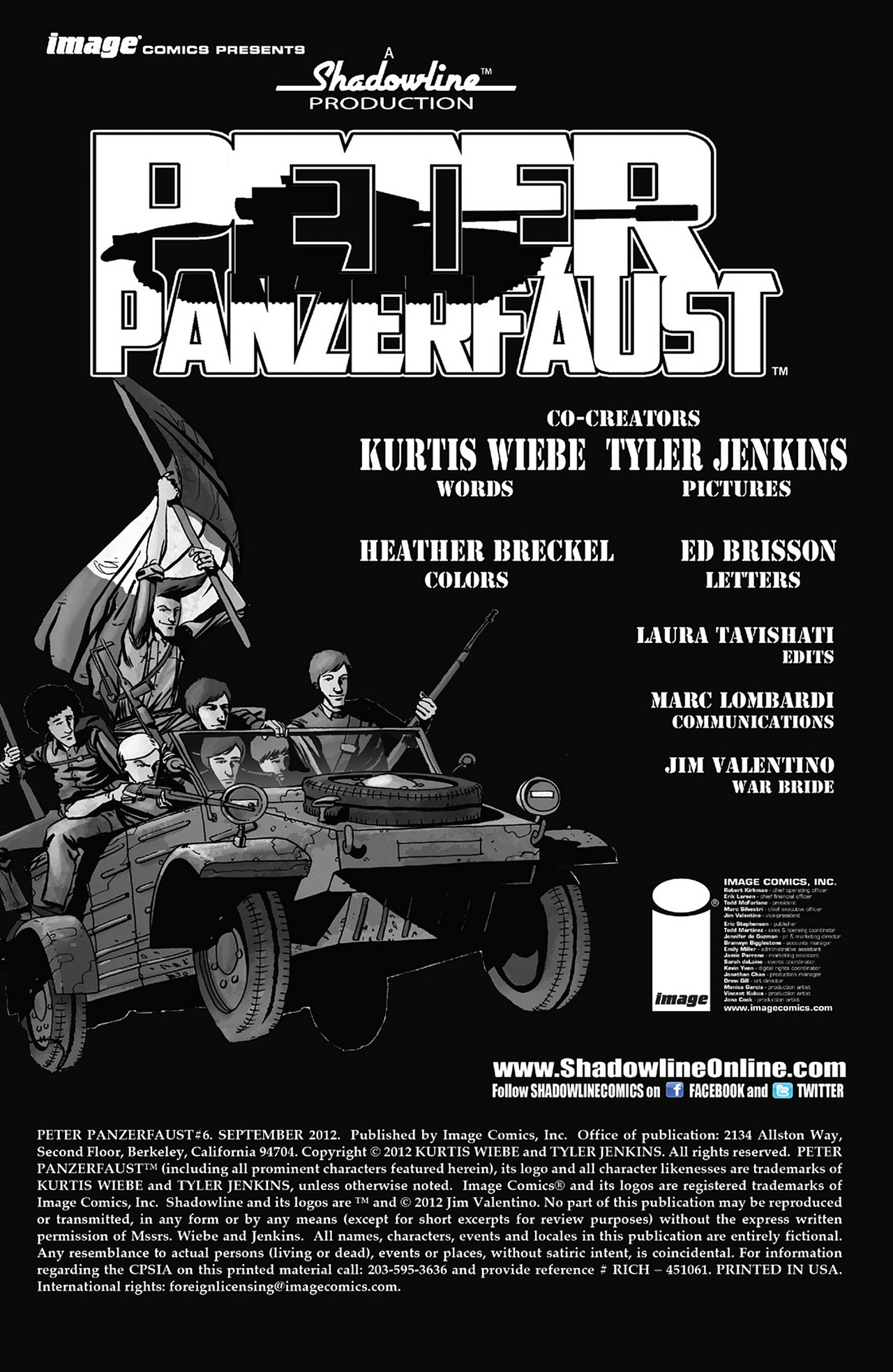 Read online Peter Panzerfaust comic -  Issue #6 - 2
