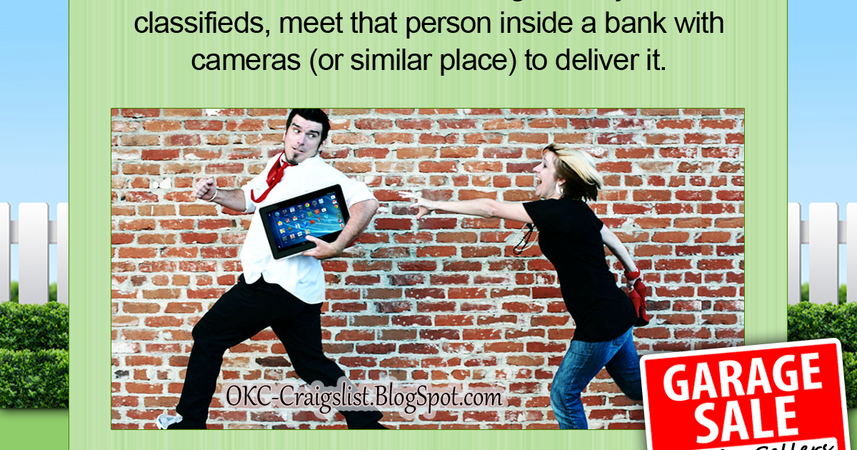 CRAIGSLIST TIP How to Stop a Craigslist Thief In His Tracks