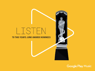 we’re thrilled that Google Play Music is partnering again with the 2017 JUNO Awards. As Canada celebrates 150 years, we can’t think of a better time to honour our rich and diverse musical history and contributions to the global music stage.