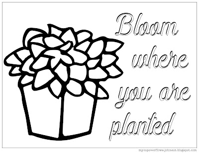 free spring plant coloring pages with Bible verses