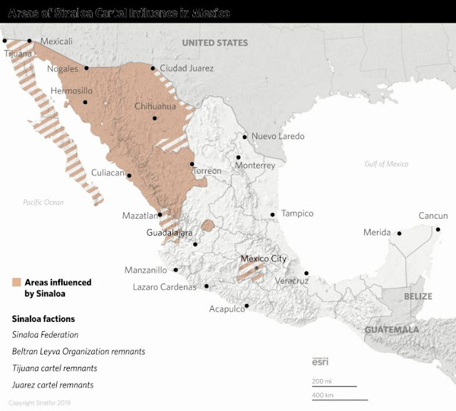 2019 MAPA DE LOS CARTELES EN MEXICO Stratfort%2Bmapa3