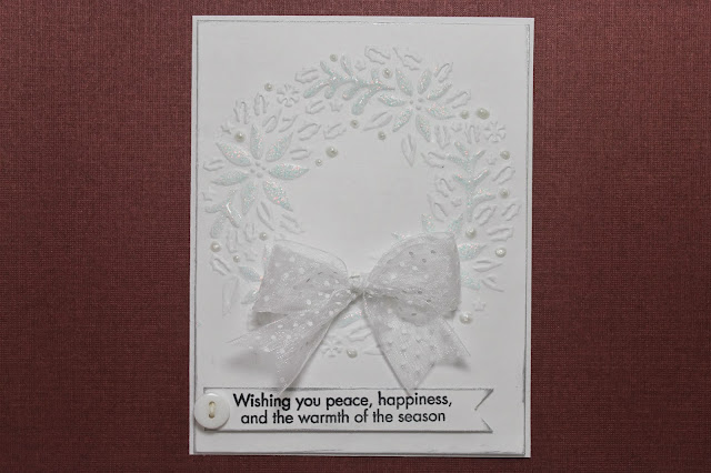 all things beautiful: White on White Christmas Card