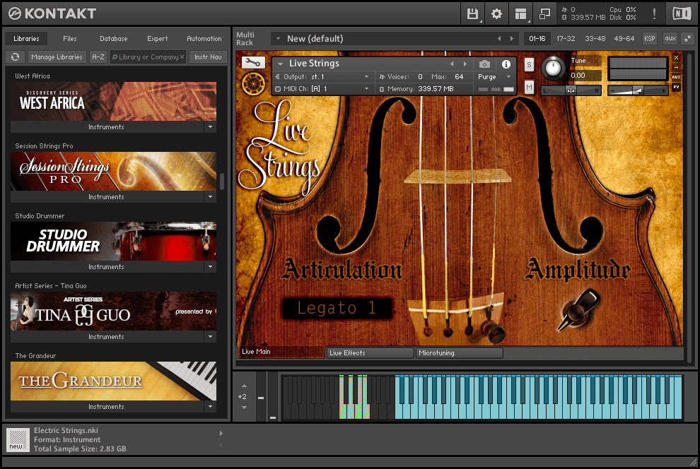 Neocymatics Hybrid Strings KONTAKT Library