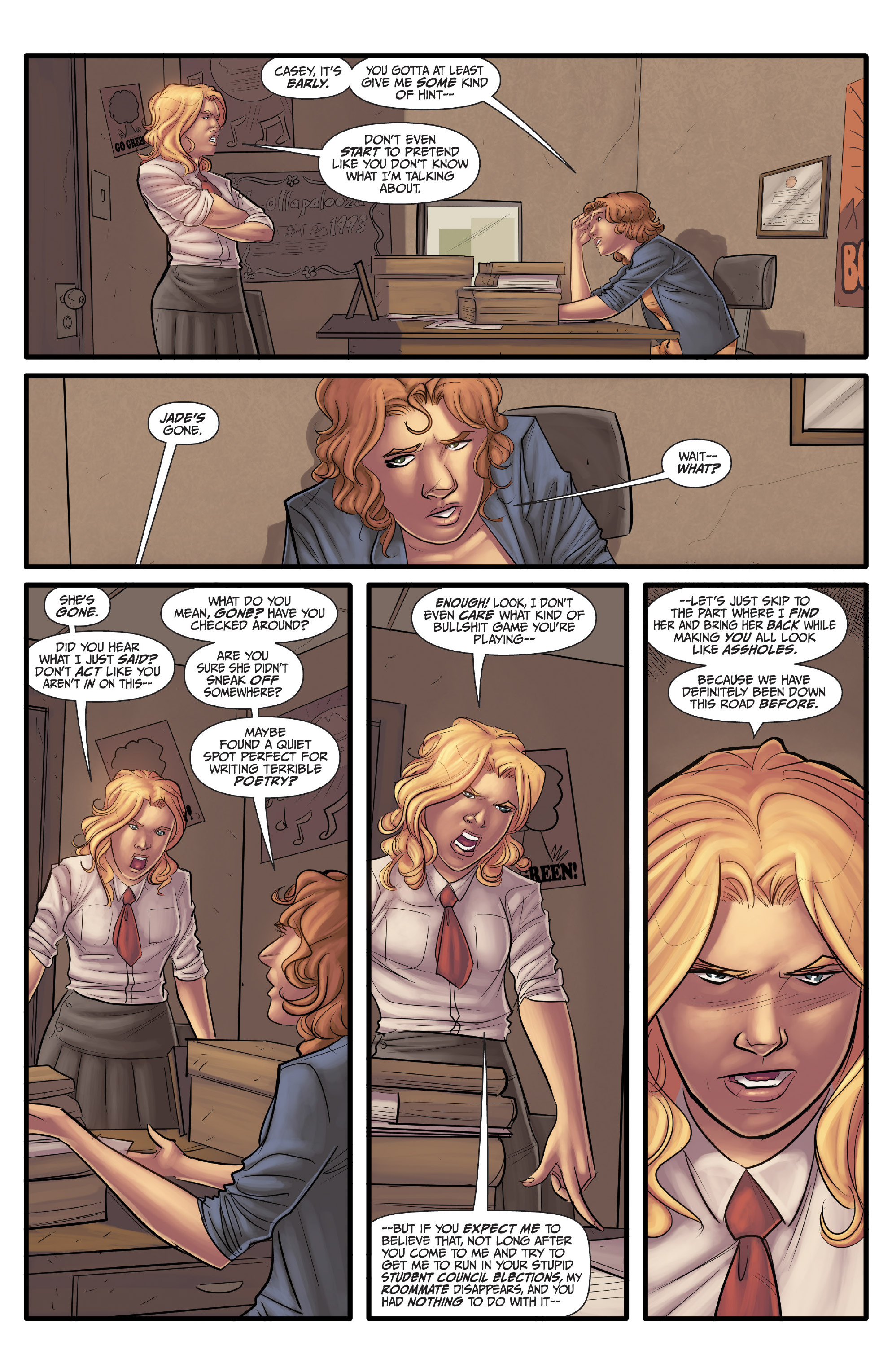Read online Morning Glories comic -  Issue #42 - 8