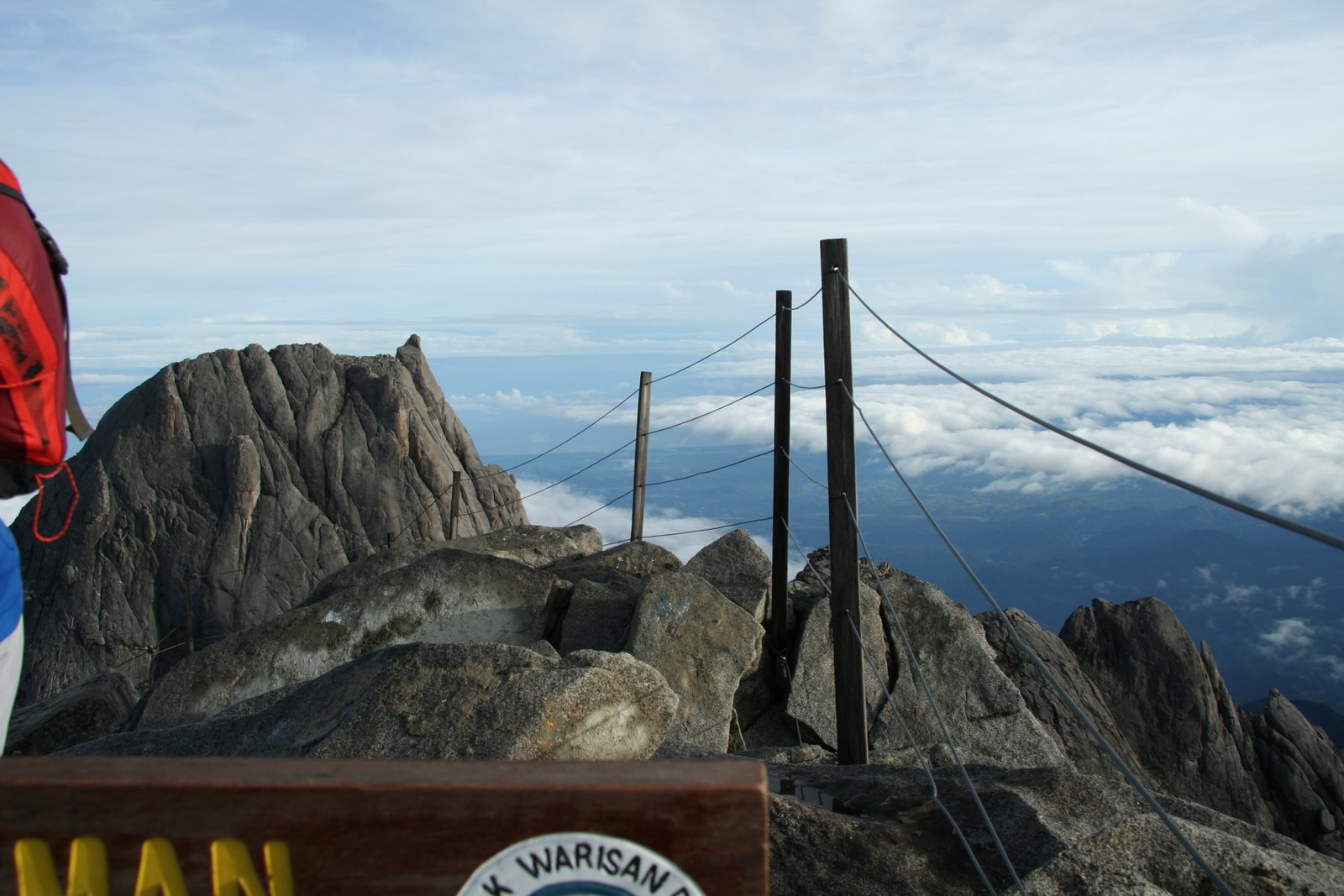 Climbing Mt Kinabalu: Mount Kinabalu Summit: Low's Peak.