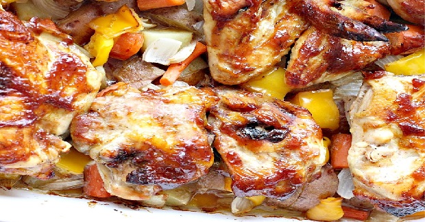 Oven Roasted Sweet And Sticky Chicken Recipe Oven Roasted Sweet And Sticky Chicken Recipe