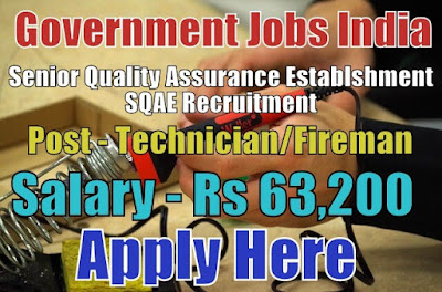 Senior Quality Assurance Establishment SQAE Recruitment 2017