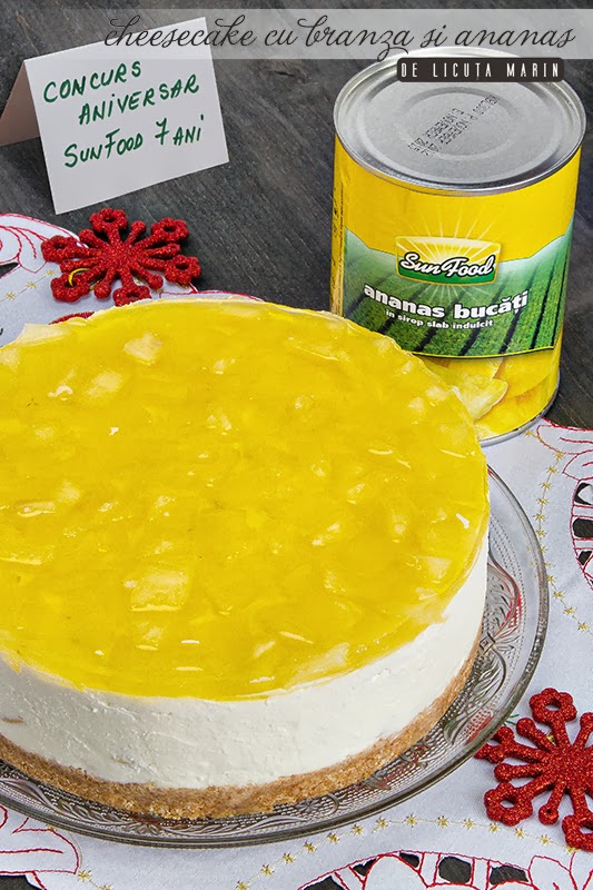 Cheesecake cu ananas jamila