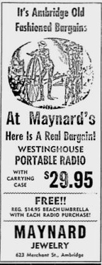 Ambridge Memories: Golden Jubilee: Old Fashioned Bargain Days ads