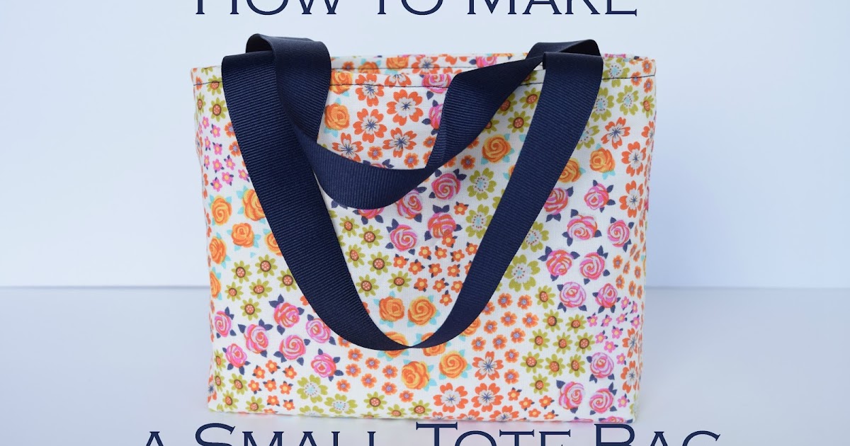 How to Make a Small DIY Tote Bag - Adventures of a DIY Mom