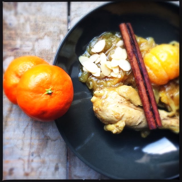 Ma cuisine à moi Tajine de poulet aux clémentines