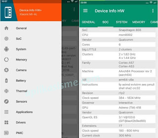 Aplikasi Device info HW untuk mengetahui spesifikasi hardware smartphone android