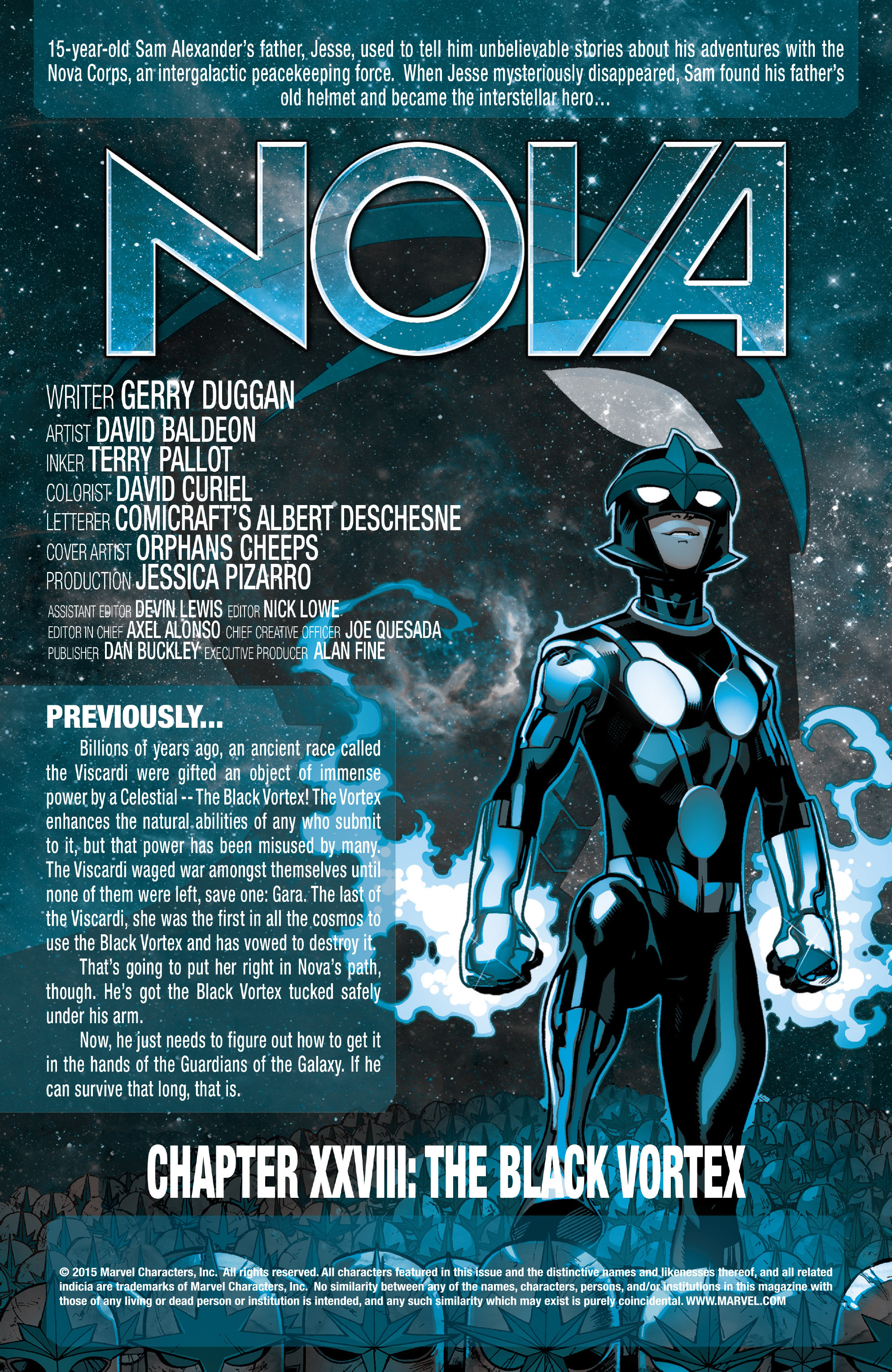 Read online Nova (2013) comic -  Issue #28 - 3