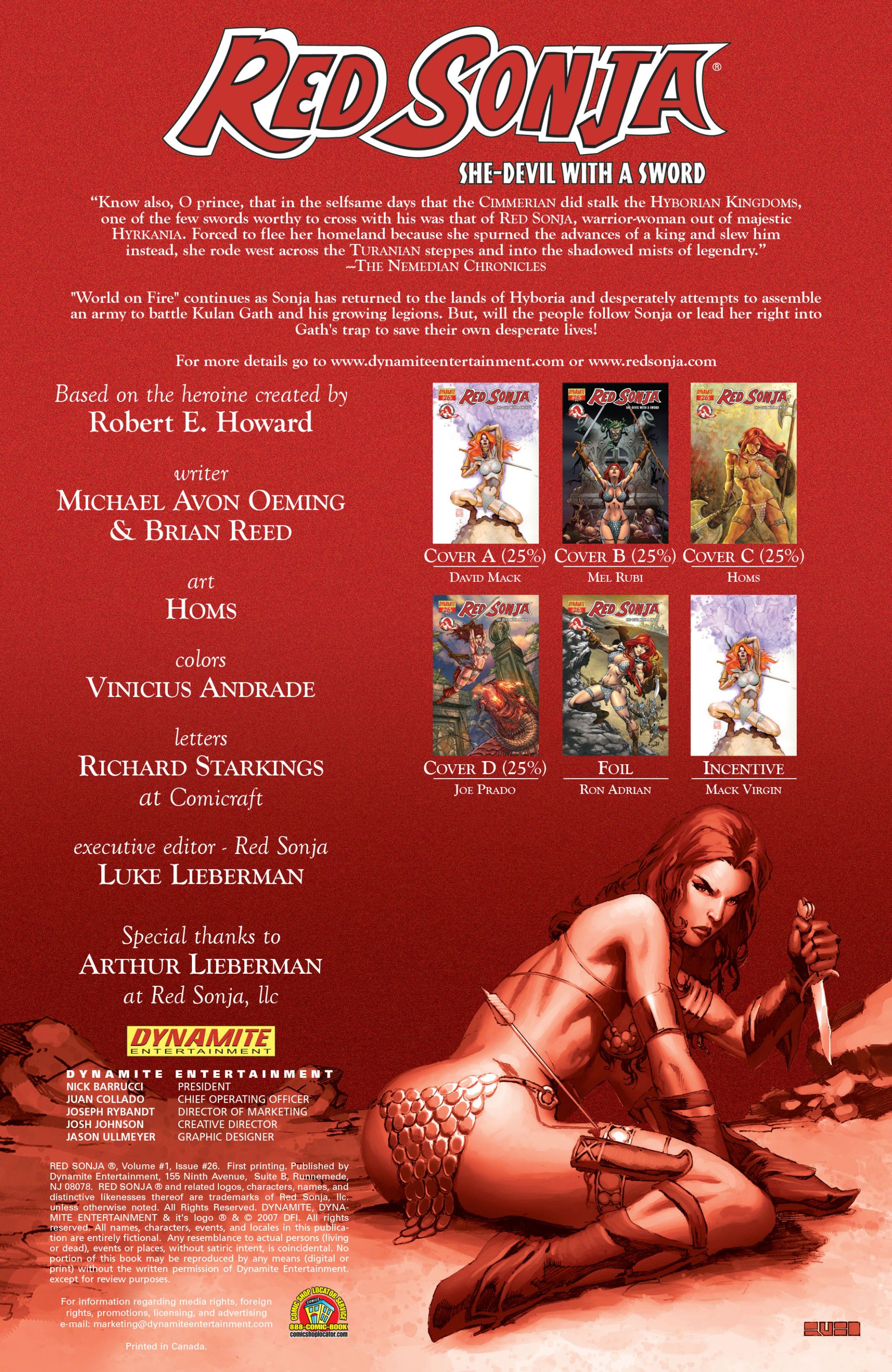 Red Sonja (2005) Issue #26 #31 - English 2