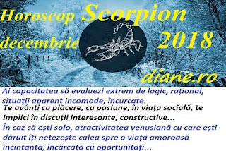 Horoscop Scorpion Decembrie 2018 Diane Ro