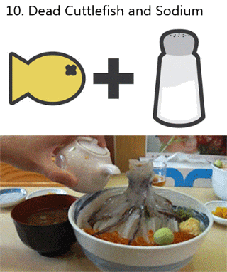 dead cuttlefish and sodium