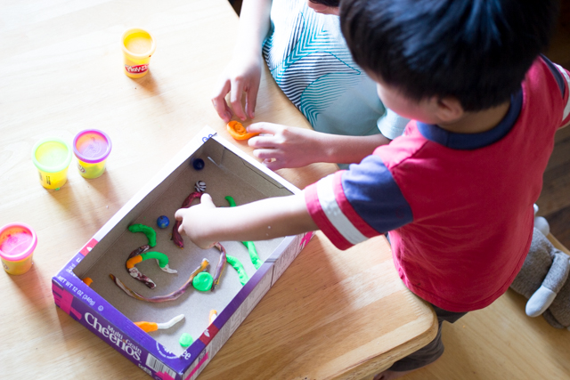 How to Make Play Dough and Cardboard Mazes- Such a great STEAM activity for kids of all ages (preschool + elementary!)