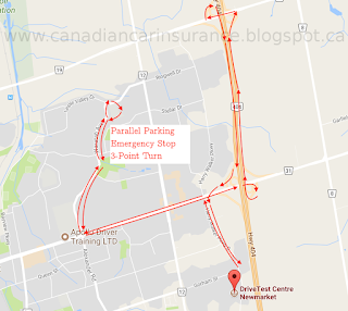 newmarket test road route maps