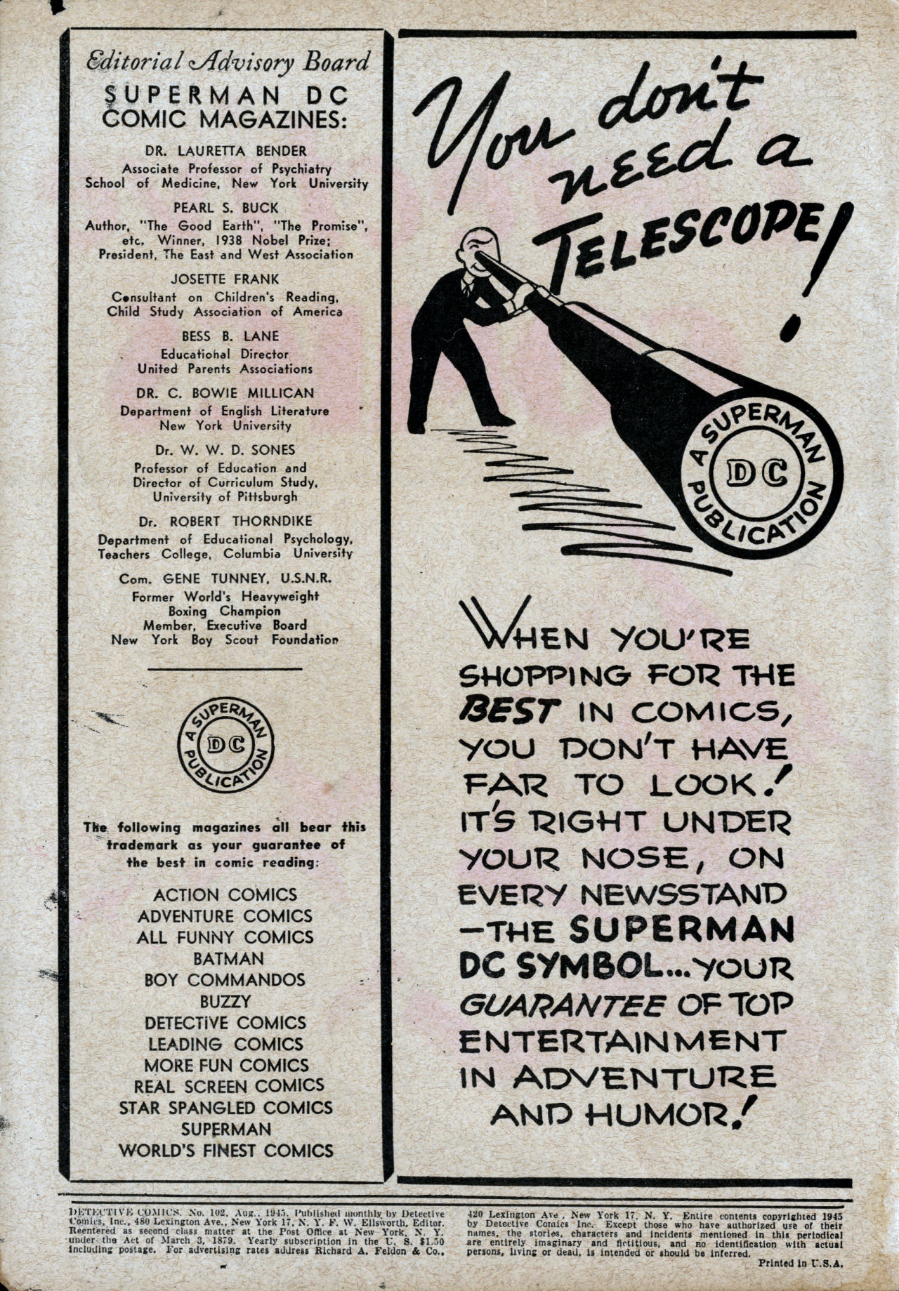 Read online Detective Comics (1937) comic -  Issue #102 - 2