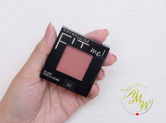 a photo of Maybelline Fit Me Blush review in WINE by Nikki tiu of www.askmewhats.com