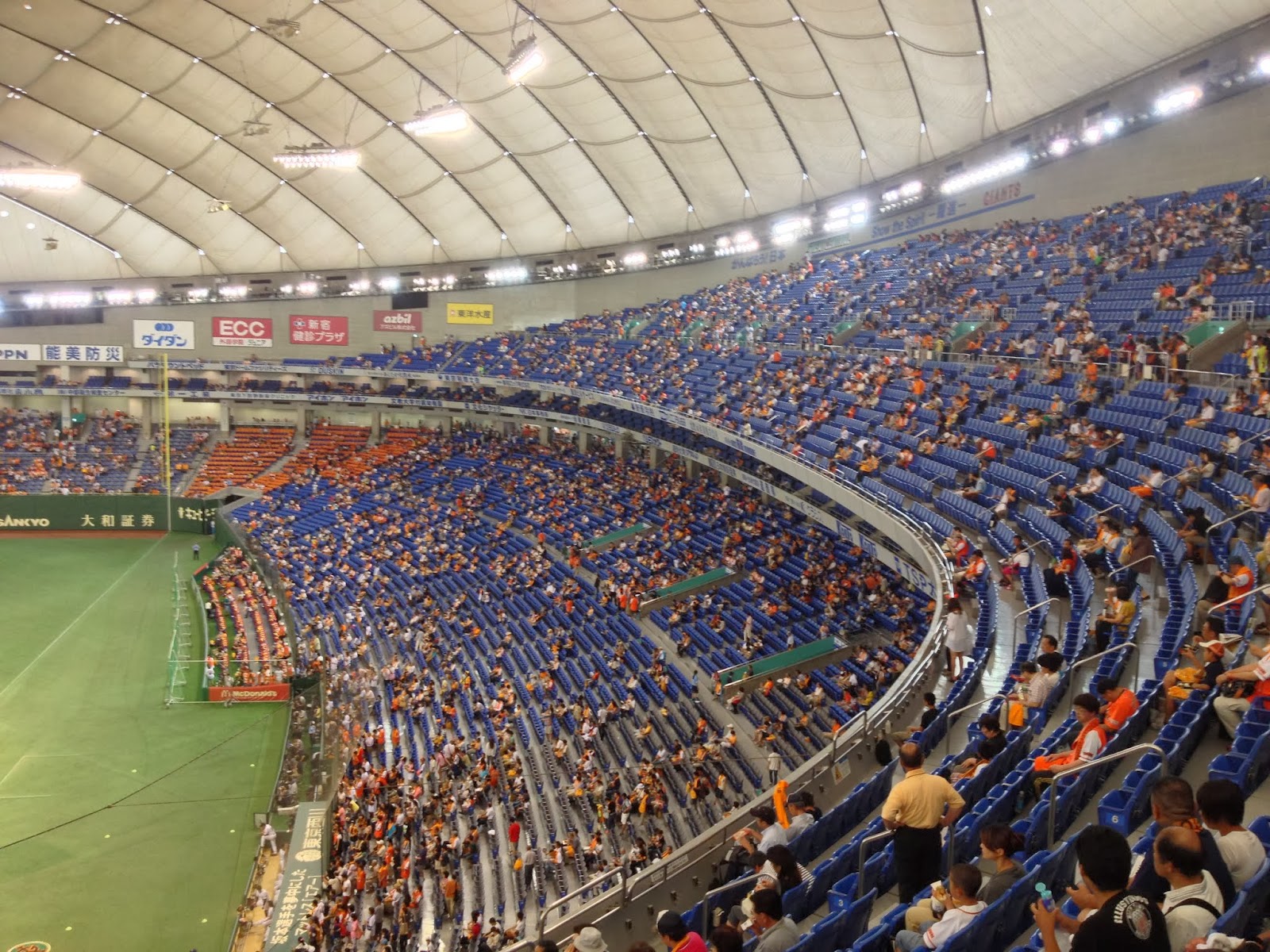 Chaos and Kanji: Baseball at the Tokyo Dome: I finally see the Giants play!