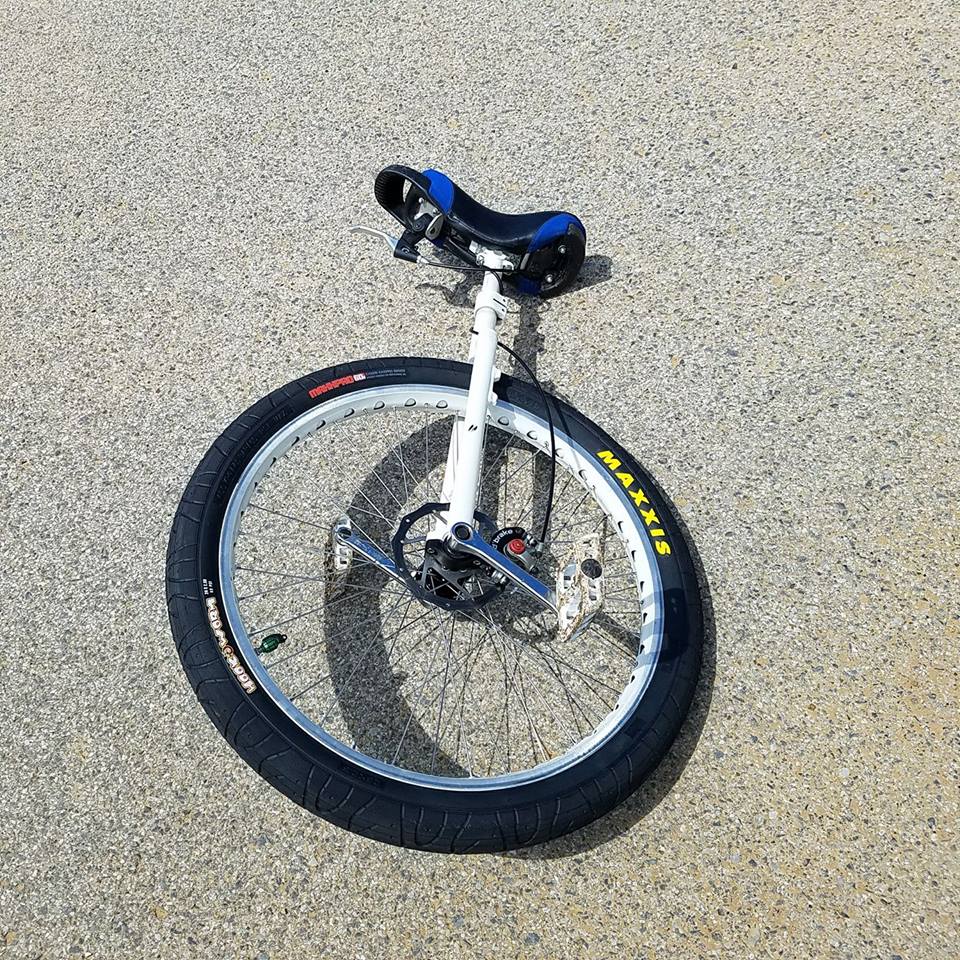 Youngren Epics Learning to ride a freewheel Unicycle Session 1