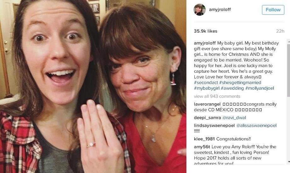 Amy Roloff posted a photo to her Instagram with... 