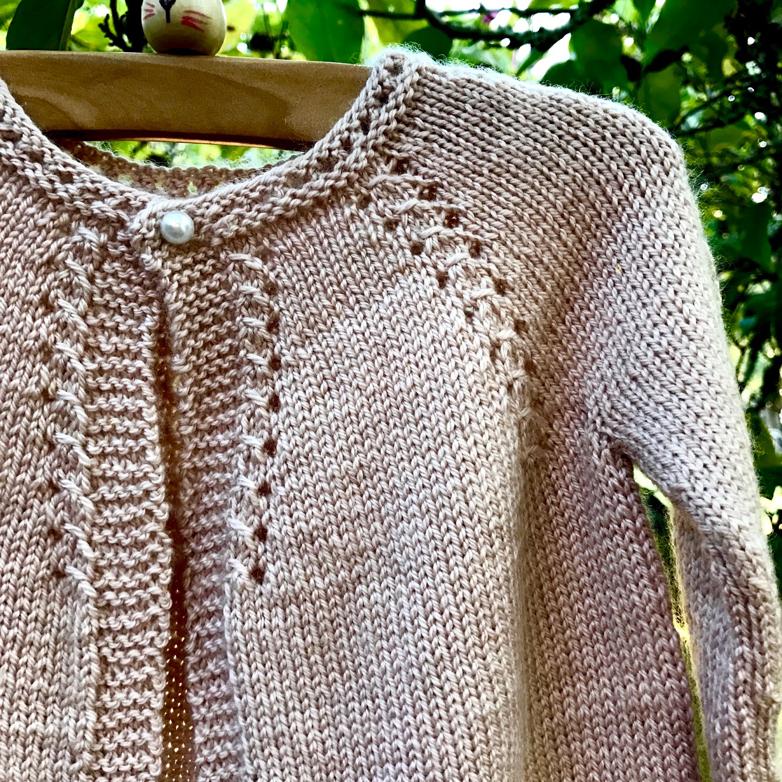 baby cardigan from Little French Knits Knitionary