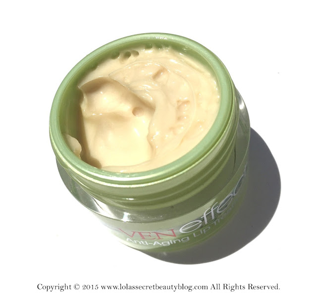 lola's secret beauty blog VENeffect AntiAging Lip Treatment Review