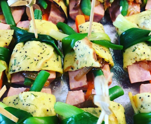 Christmas canap es...a splash of colour!