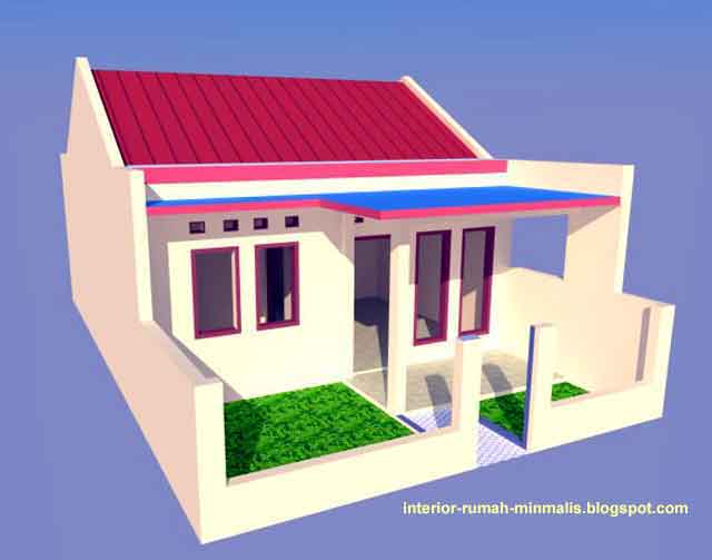 Gambar Desain Rumah Sederhana Minimalis KPR-BTN Type 21/60 ...