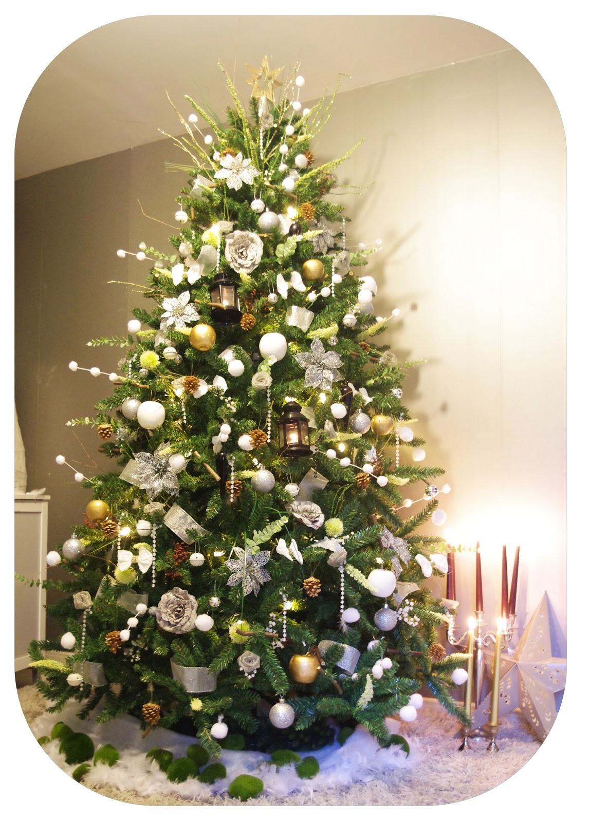 Une Déco Végétale pour un Sapin de Noël super Original