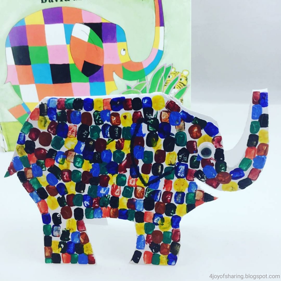 Elmer, The Patchwork Elephant Craft The Joy of Sharing