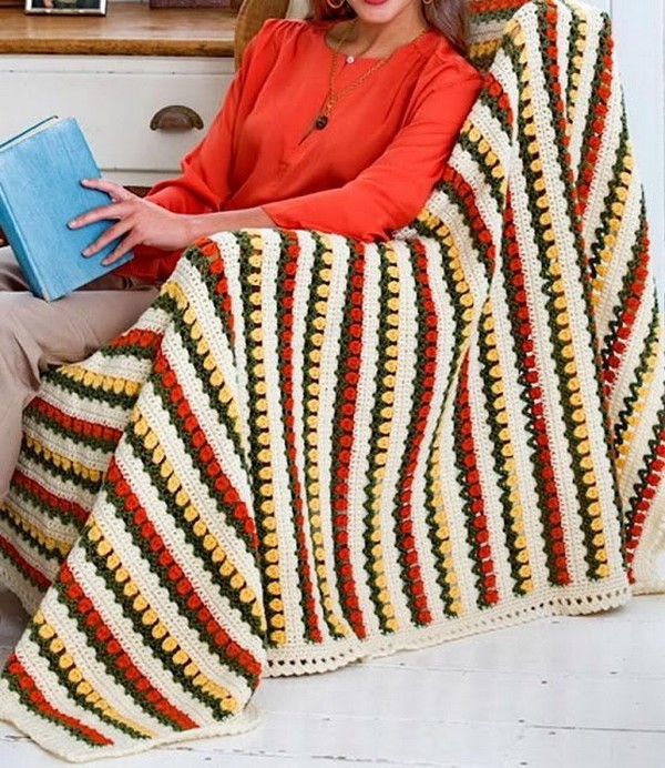 Tina's handicraft tulip garden blanket