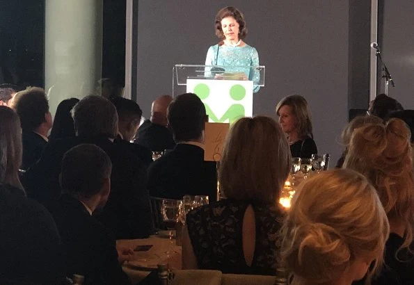 Queen Silvia of  Sweden attended ‘In Light of Youth’ Benefit Dinner of Mentor Foundation USA