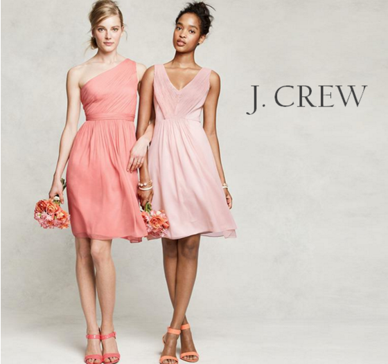 j crew strapless bridesmaid dress