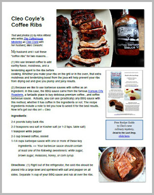 mystery lovers kitchen how to use coffee to make plump and juicy