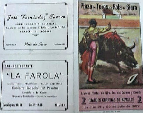 CARTEL POLA DE SIERO 1952