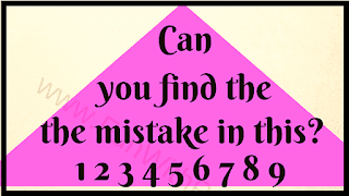 Can you find the the mistake 1 2 3 4 5 6 7 8 9