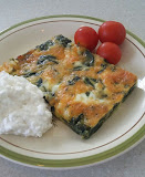 Spinach Cheese Egg Bake